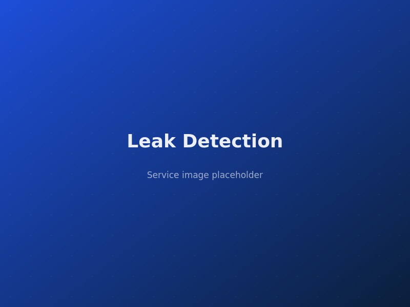 Leak Detection service in Nairobi